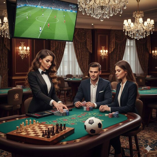 Live Casino Studio with Dealer